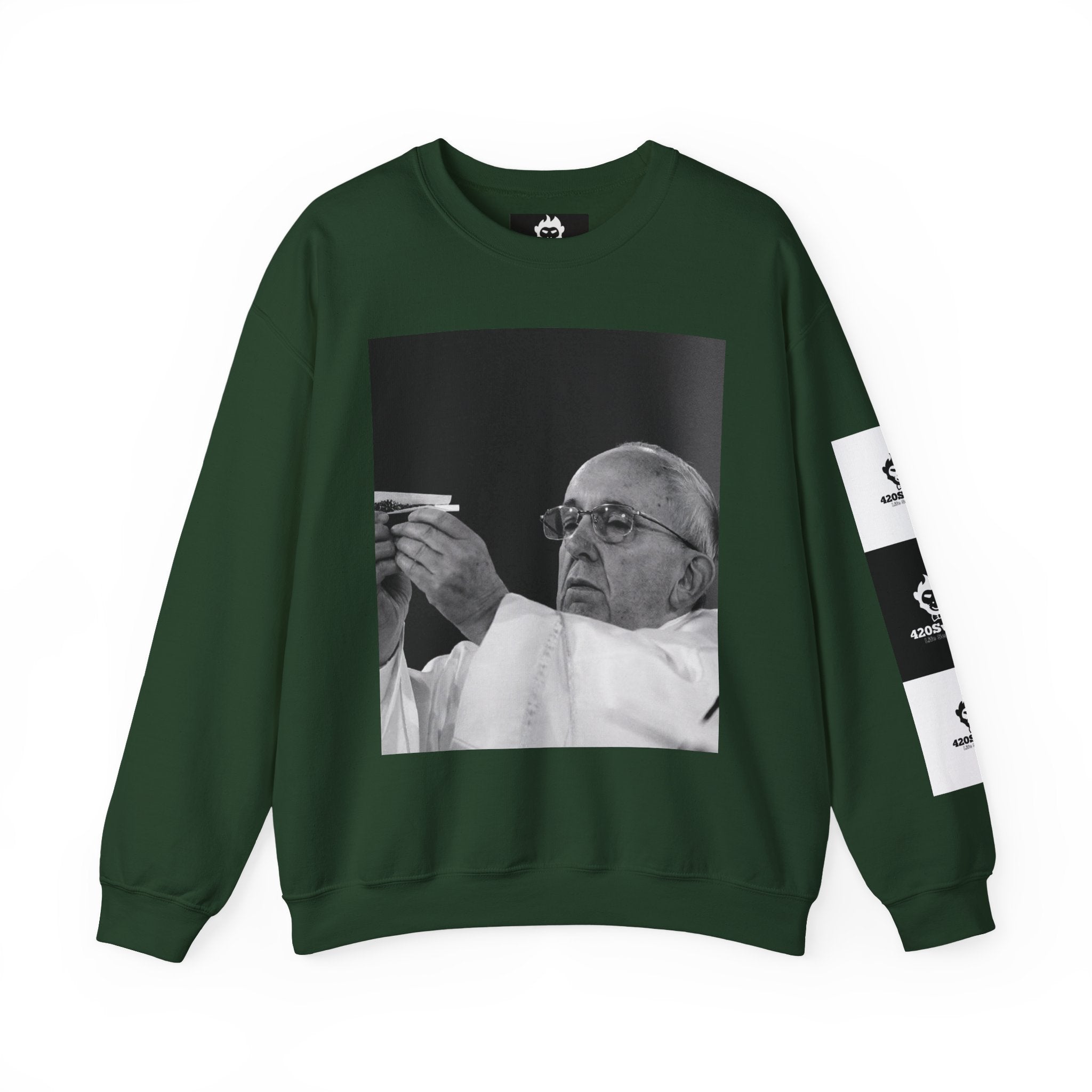Pope Francis Crewneck Sweatshirt