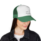 Humorous Trucker Cap - 'What Problems?' Design - Perfect for Casual Outings, Gifts for Him, Summer Style, Fun Outdoors, Festivals