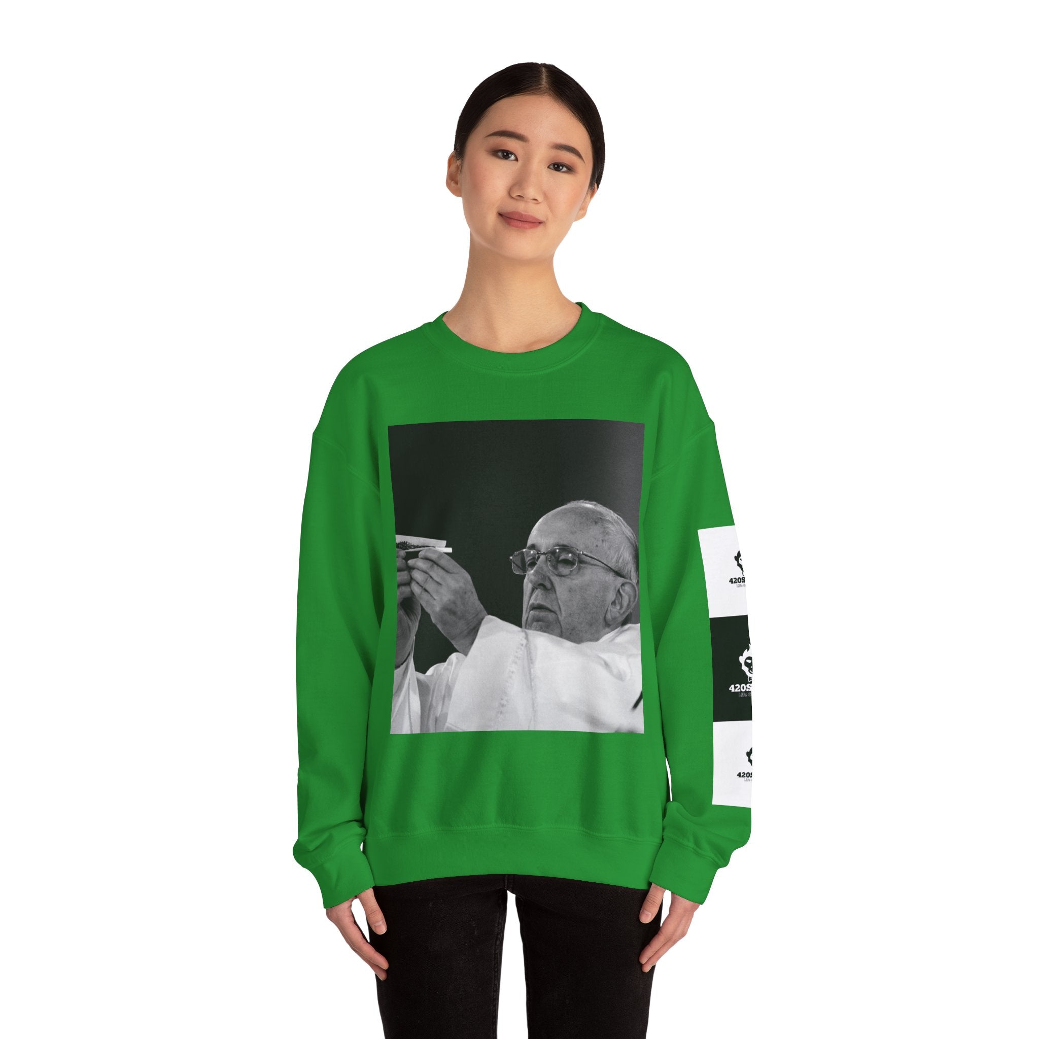 Pope Francis Crewneck Sweatshirt
