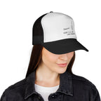 Humorous Trucker Cap - 'What Problems?' Design - Perfect for Casual Outings, Gifts for Him, Summer Style, Fun Outdoors, Festivals