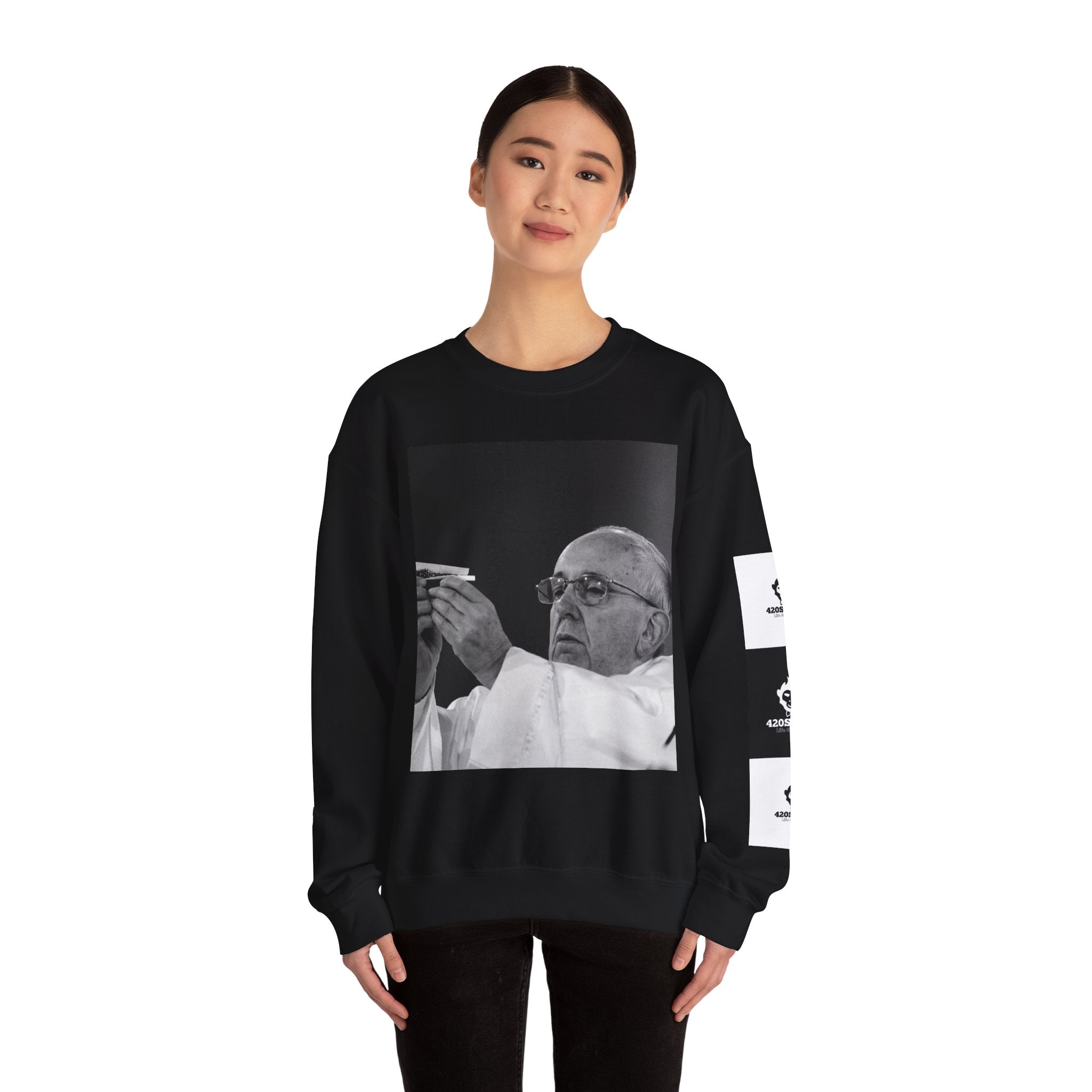Pope Francis Crewneck Sweatshirt