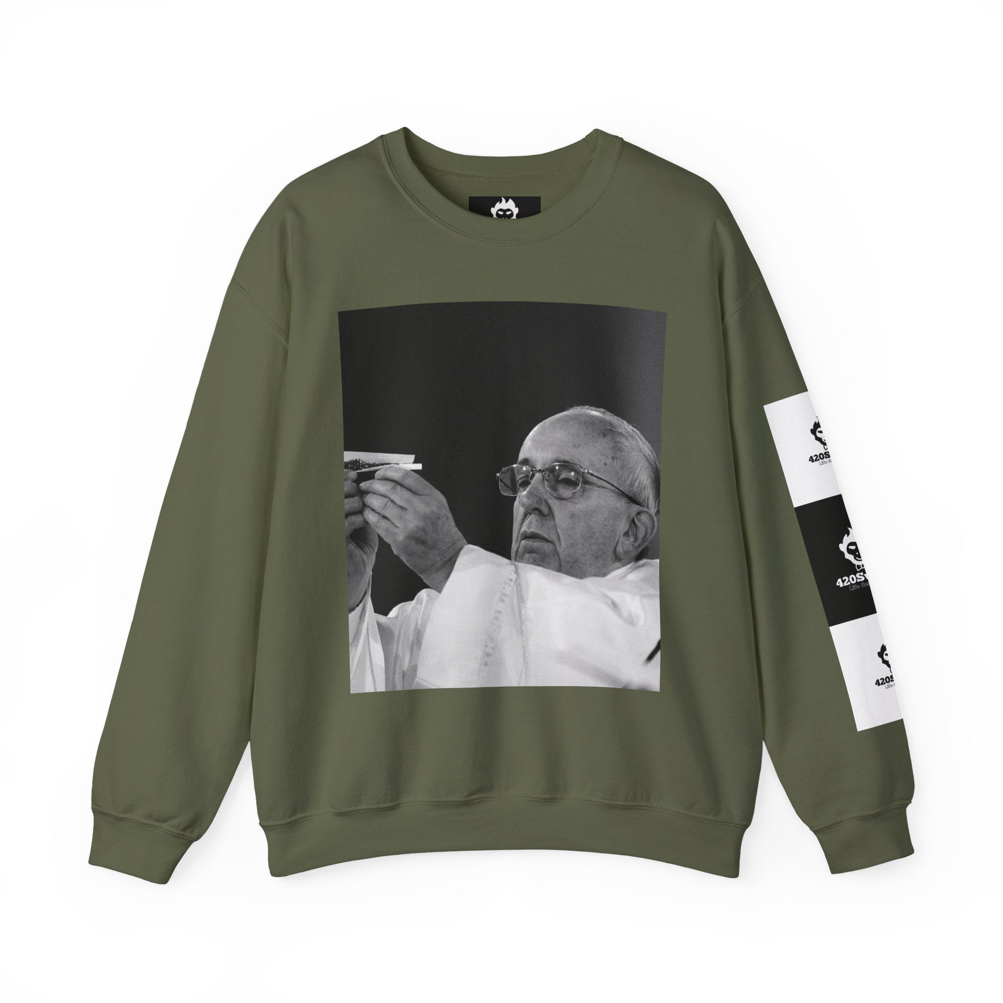 Pope Francis Crewneck Sweatshirt