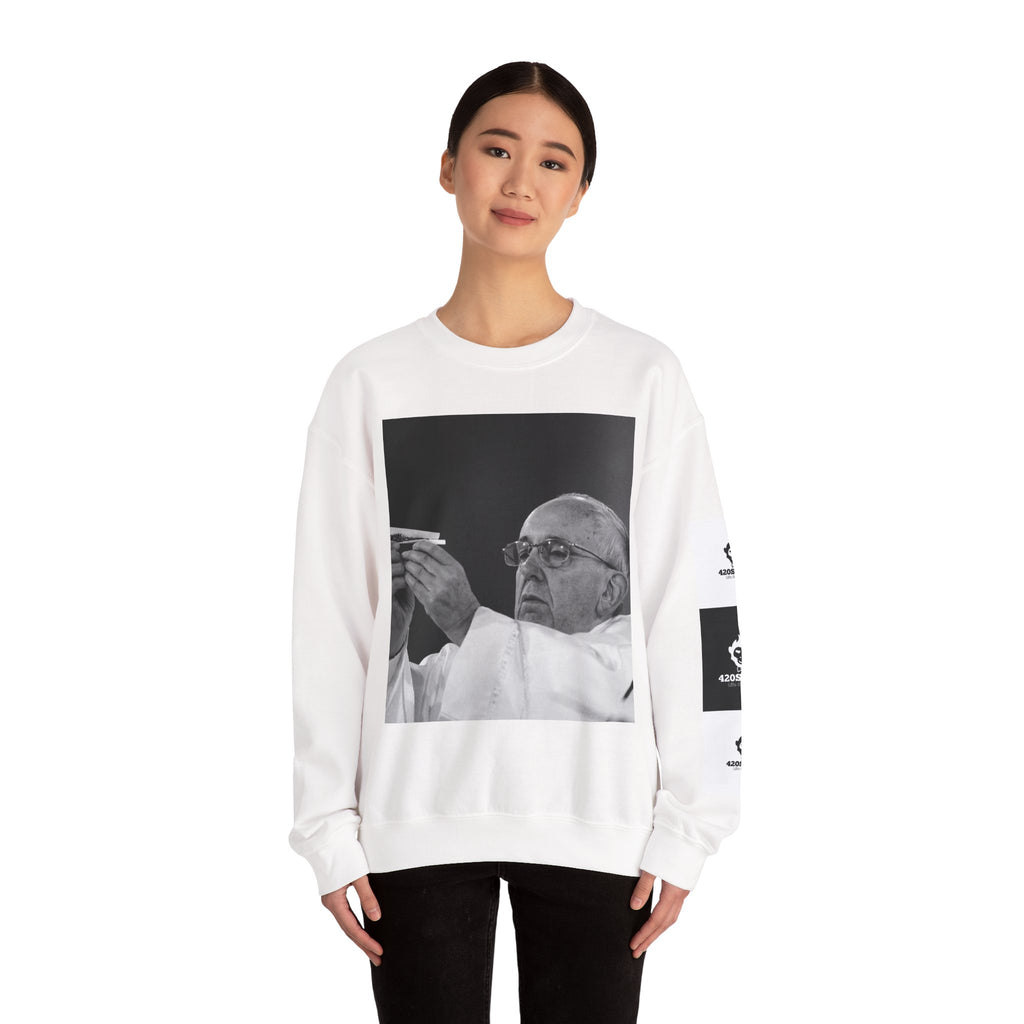 Pope Francis Crewneck Sweatshirt